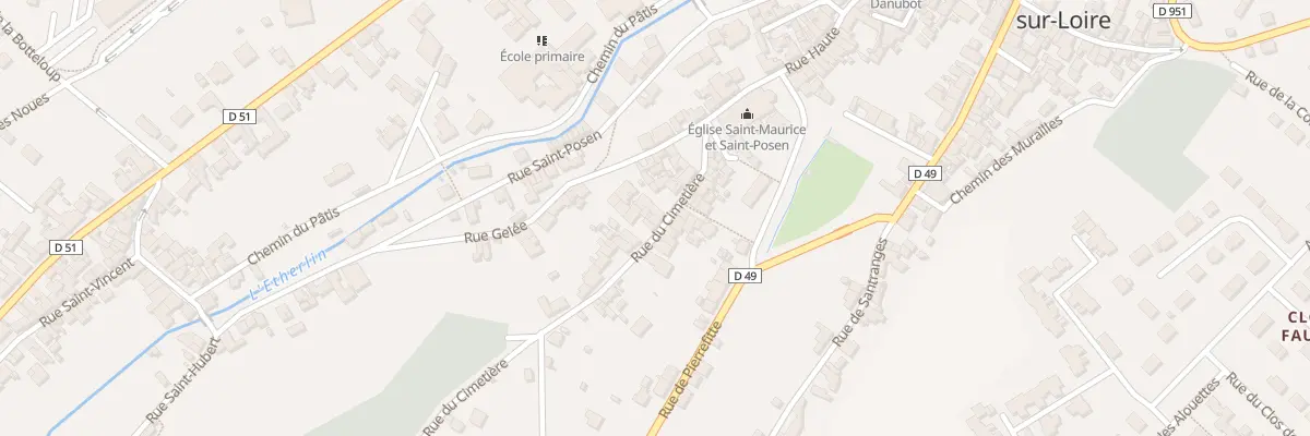 Plan du 12 Rue du Cimetière à Châtillon-sur-Loire