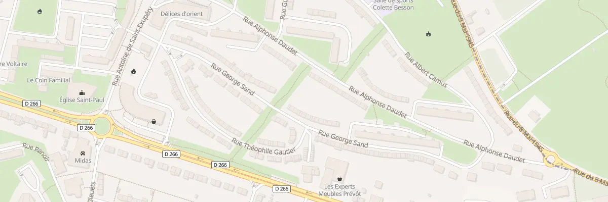 Plan du 14 Rue George Sand à Arras