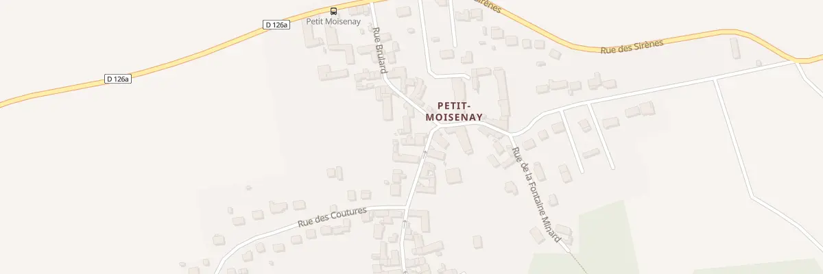 Plan du 1 Rue du Centre à Moisenay
