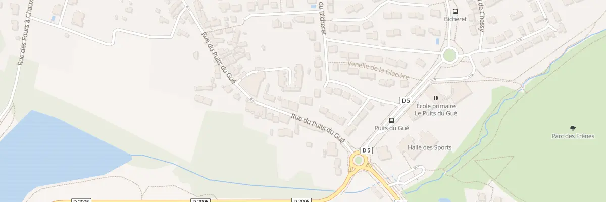 Plan du 83 Rue du Puits du Gue à Montévrain