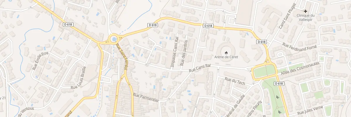 Plan du 9009 Rue des Jardins à Céret