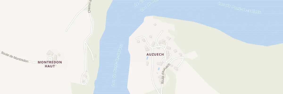 Plan du 5234 Auzuech au Vibal