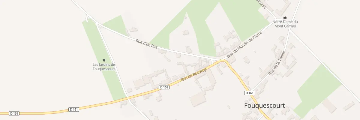 Plan du 3 Rue d’En Bas à Fouquescourt