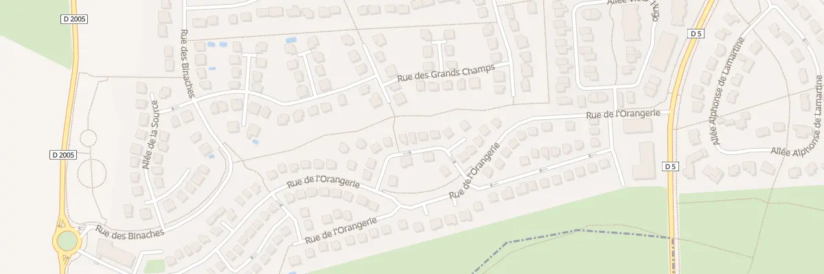 Plan du 55 Rue de l’Orangerie à Montévrain