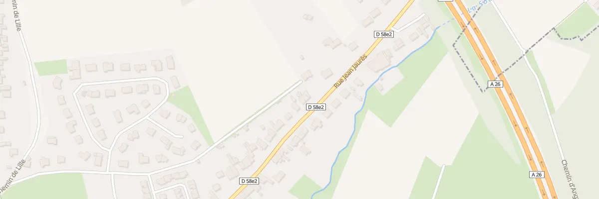 Plan du 55 Rue Jean Jaurés à Souchez