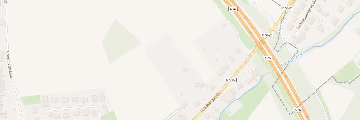 Plan du 63 Rue Jean Jaurés à Souchez