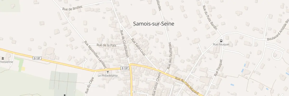 Plan du 18 Rue Saint Loup à Samois-sur-Seine