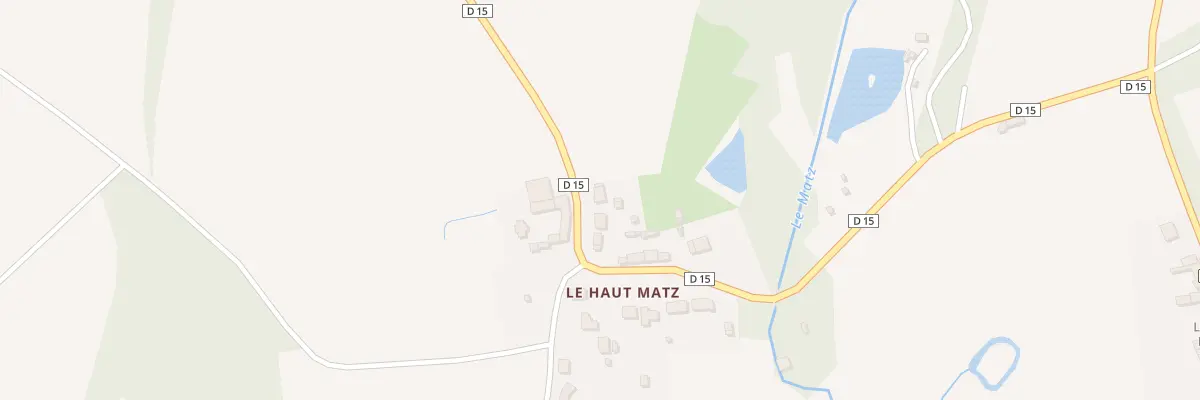 Plan du 8 Rue du Haut Matz à Ricquebourg