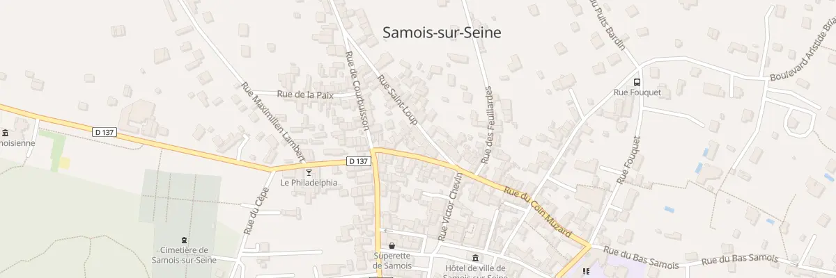 Plan du 3 Rue Saint Loup à Samois-sur-Seine