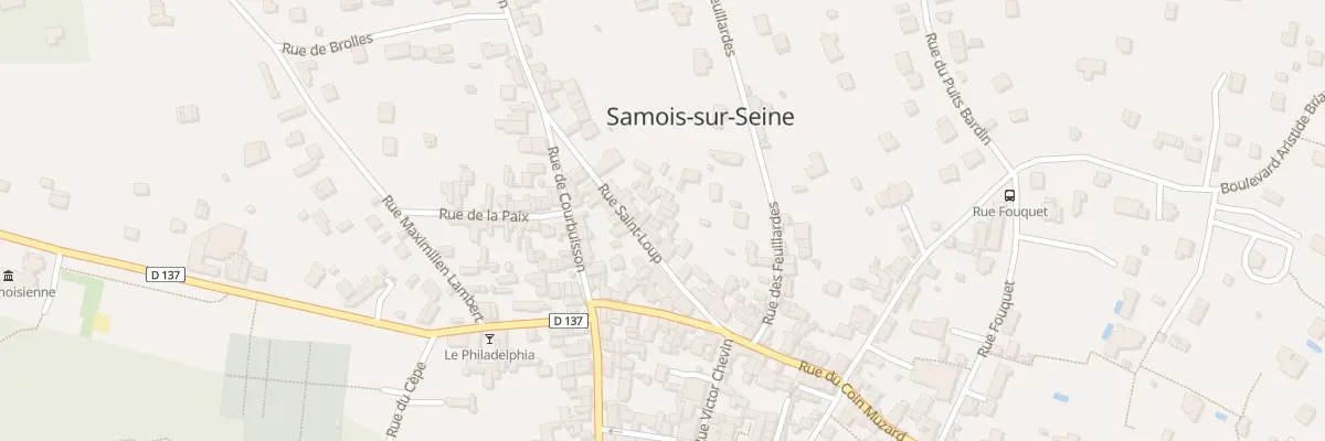 Plan du 20 Rue Saint Loup à Samois-sur-Seine