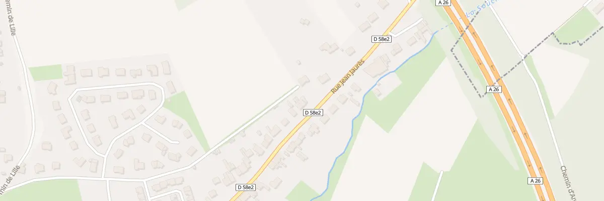 Plan du 57 Rue Jean Jaurés à Souchez