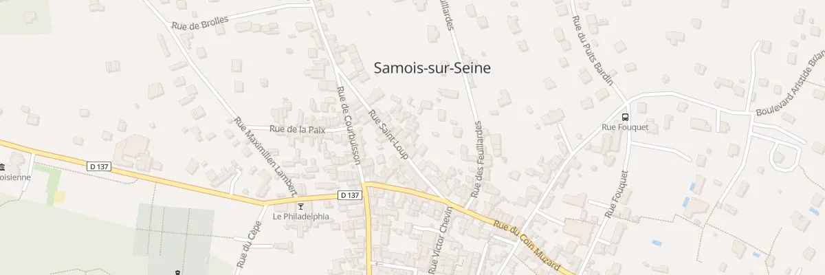 Plan du 16 Rue Saint Loup à Samois-sur-Seine