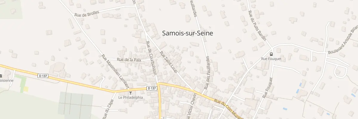 Plan du 22 Rue Saint Loup à Samois-sur-Seine