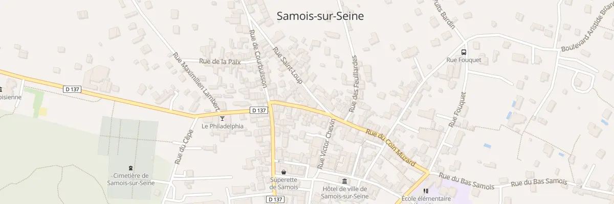 Plan du 1 Rue Saint Loup à Samois-sur-Seine