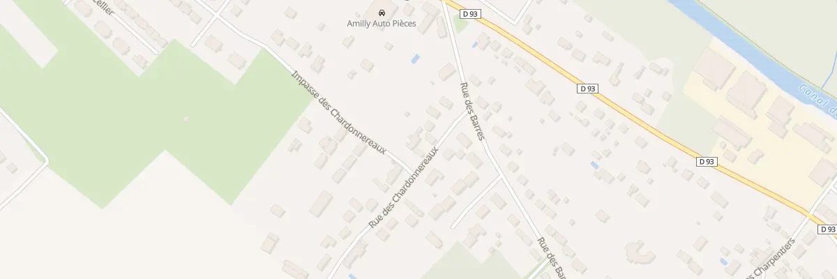 Plan du 68 Rue des Chardonnereaux à Amilly