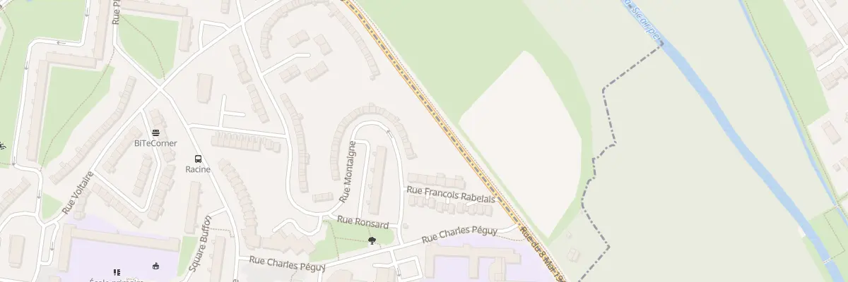 Plan du 16 Rue Montaigne à Arras