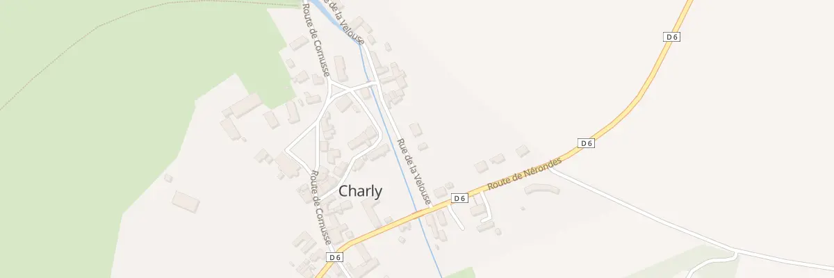 Plan du 2 Rue de la Velouse à Charly