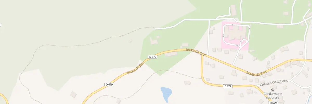 Plan du 34 Rte de Bort à Condat
