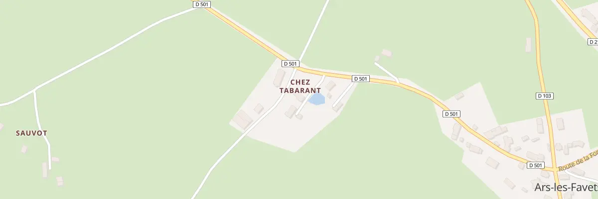 Plan du 5062 Pres de la Fontaine à Ars-les-Favets