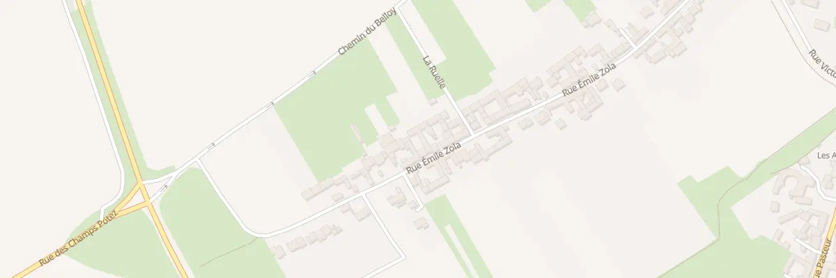 Plan du 52 Rue Emile Zola à Achicourt