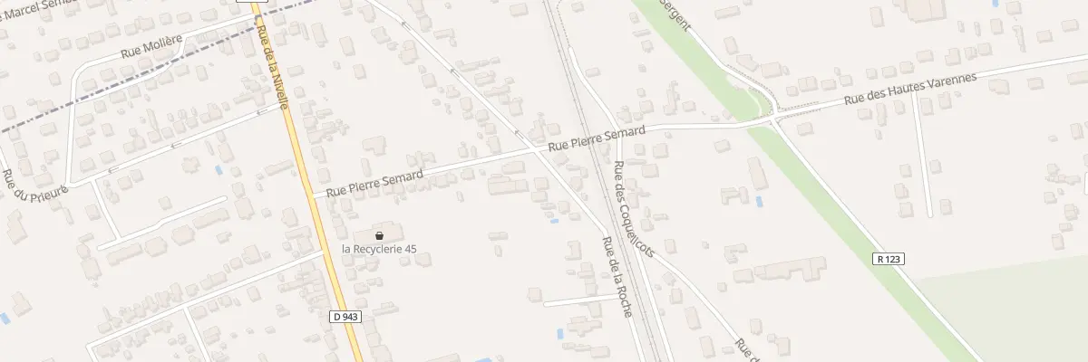 Plan du 735 Rue de la Roche à Amilly