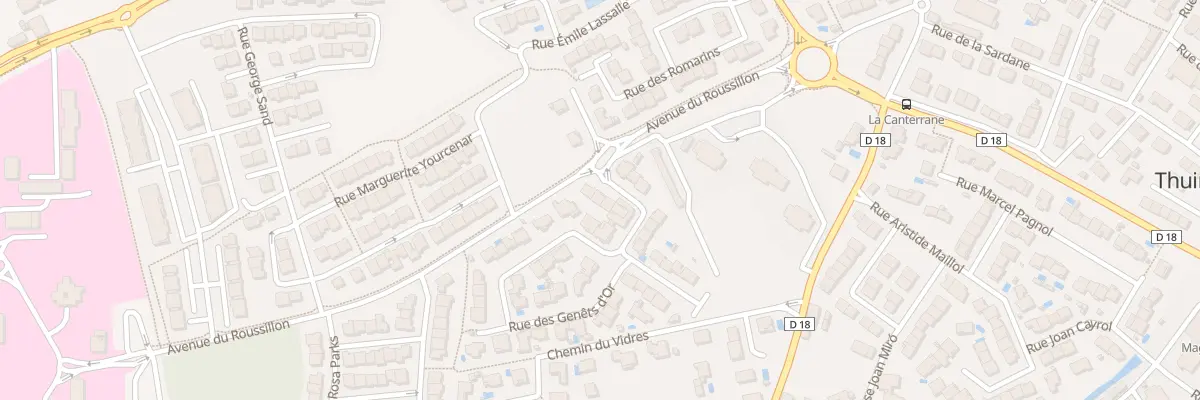 Plan du 4 Rue des Arbousiers à Thuir