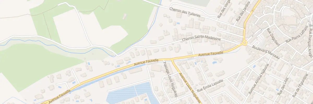 Plan du 9102 Av Fauvelle à Thuir