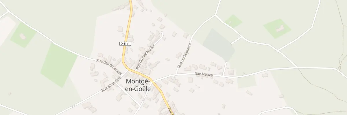 Plan du 1 Rue du Sépulcre à Montgé-en-Goële