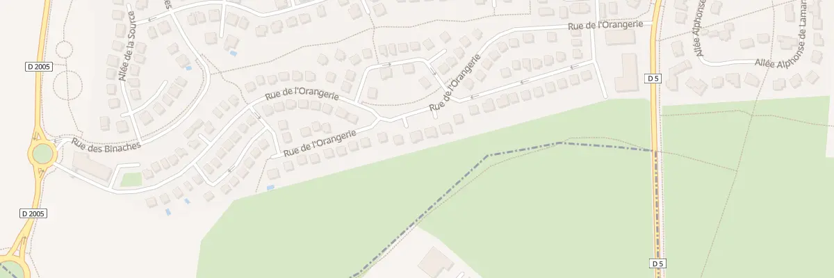 Plan du 105 Rue de l’Orangerie à Montévrain