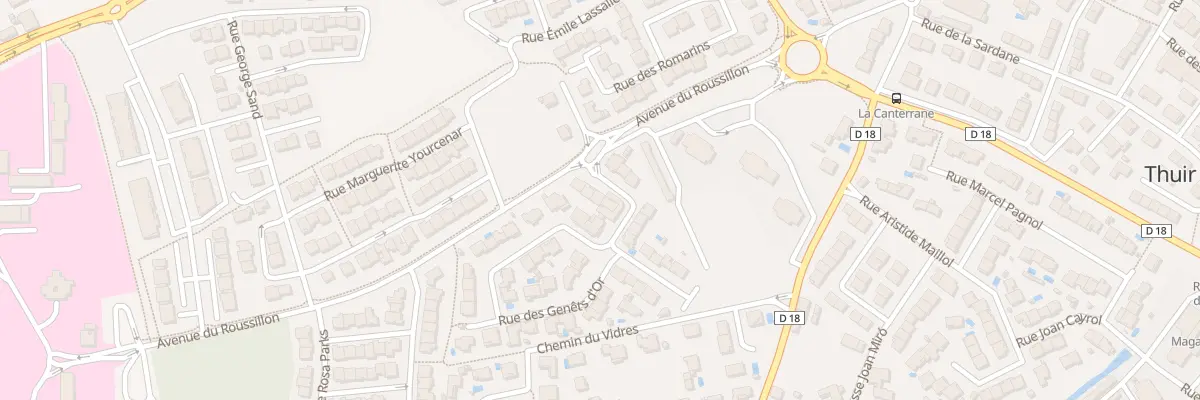 Plan du 6 Rue des Arbousiers à Thuir