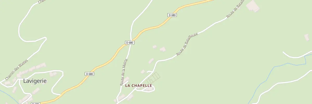 Plan du 5019A La Chapelle à Lavigerie