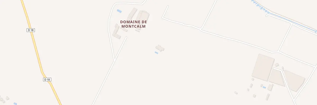 Plan du 9001 Domaine de Montcalm à Thuir