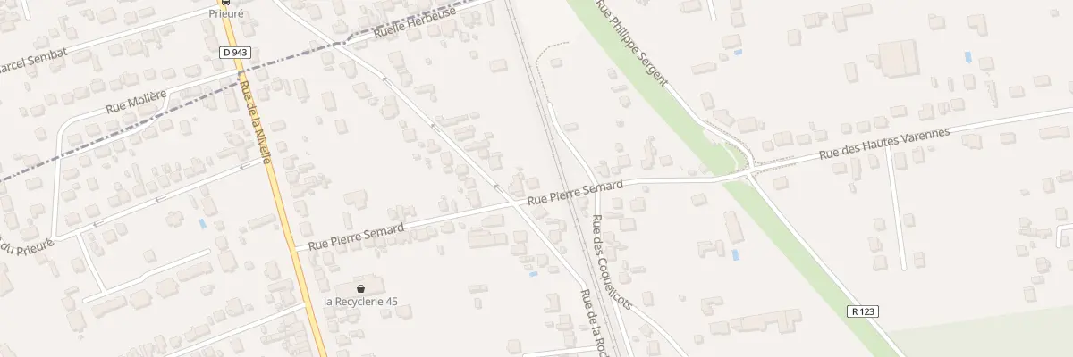 Plan du 219 Rue Pierre Sémard à Amilly