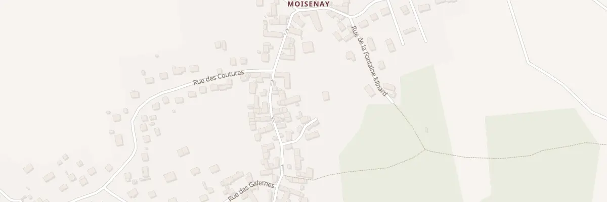 Plan du 14 Rue du Centre à Moisenay