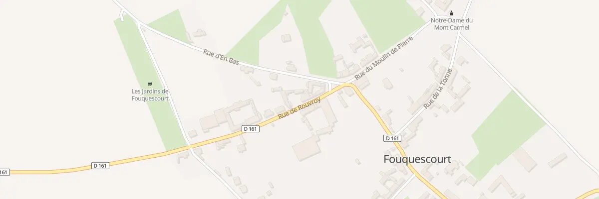 Plan du 2 Rue de Rouvroy à Fouquescourt