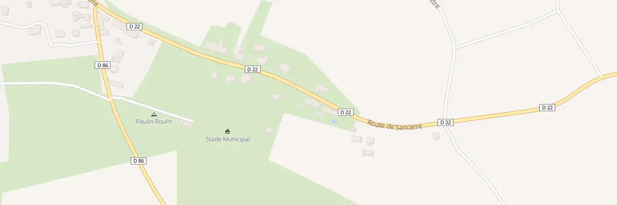 Plan du 28 Rte de Sancerre à Crézancy-en-Sancerre