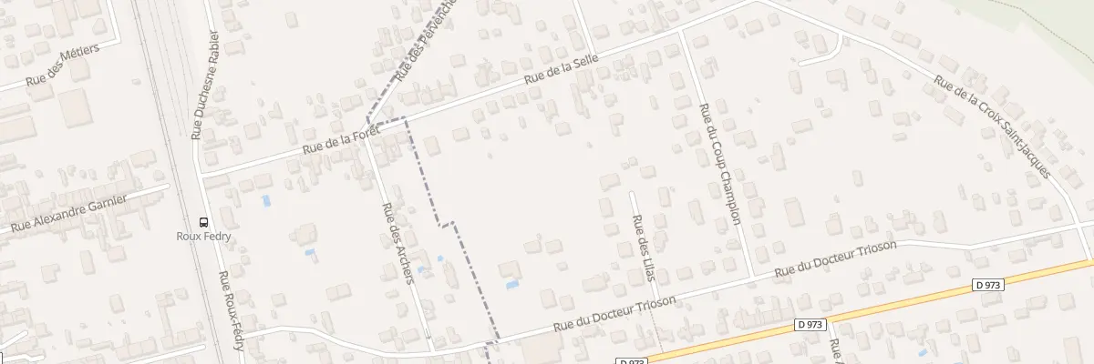 Plan du 104 Rue de la Selle à Amilly