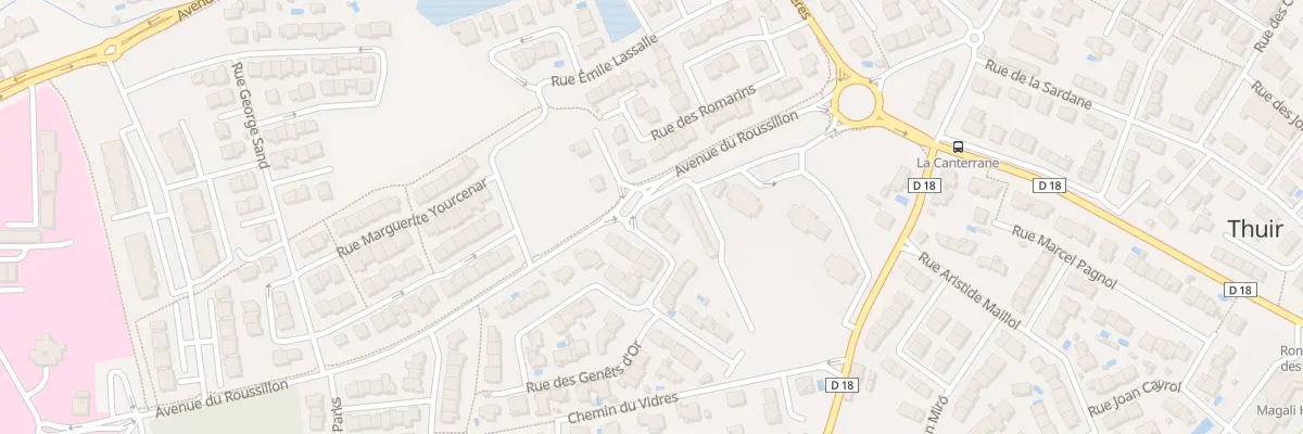 Plan du 1 Rue des Arbousiers à Thuir