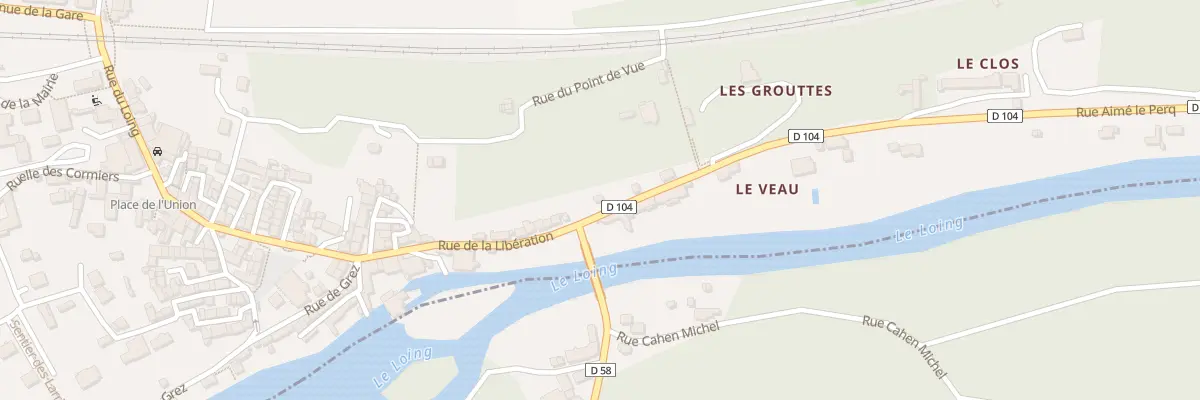 Plan du 3 Rue Aimé Lepercq à Montigny-sur-Loing