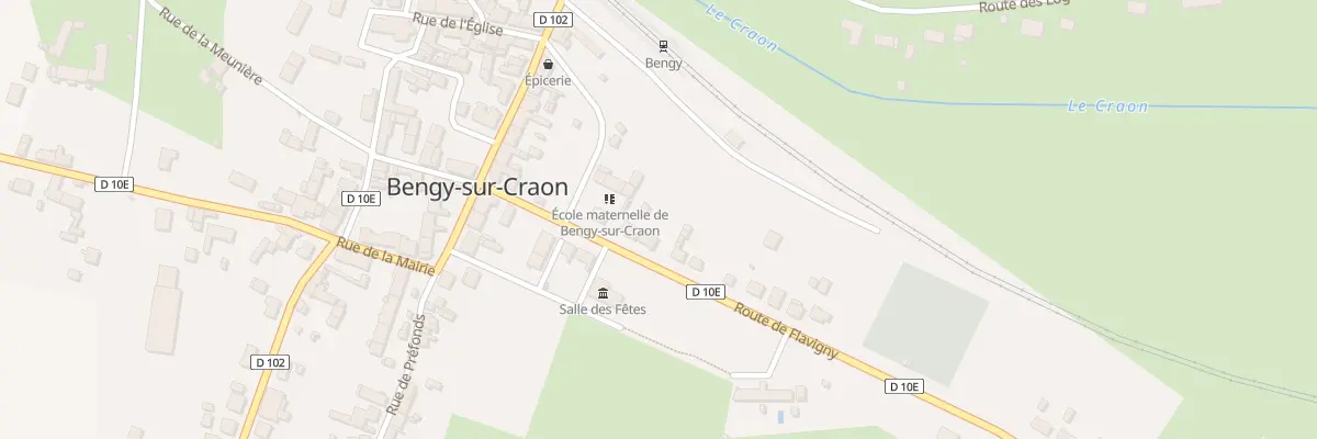Plan du 5 Rte de Flavigny à Bengy-sur-Craon