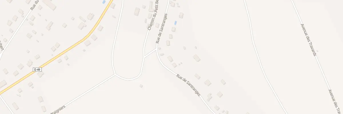 Plan du 47 Rue de Santranges à Châtillon-sur-Loire