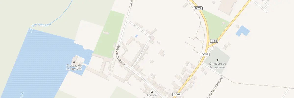Plan du 10 Rue de Paille à La Bussière