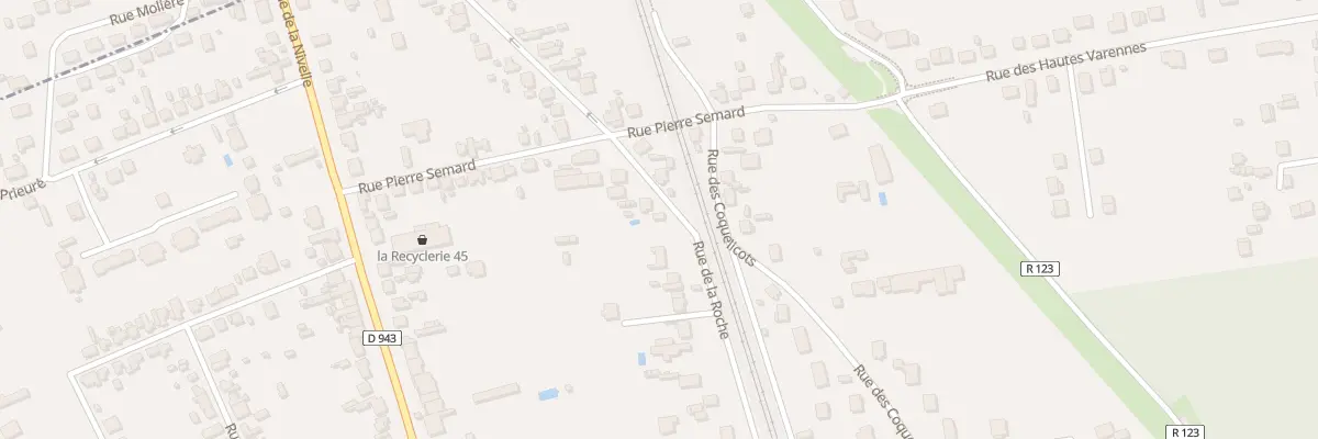 Plan du 689 Rue de la Roche à Amilly
