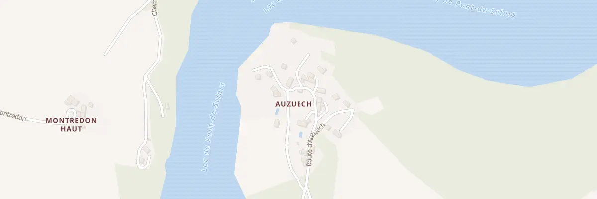 Plan du 5242 Auzuech au Vibal
