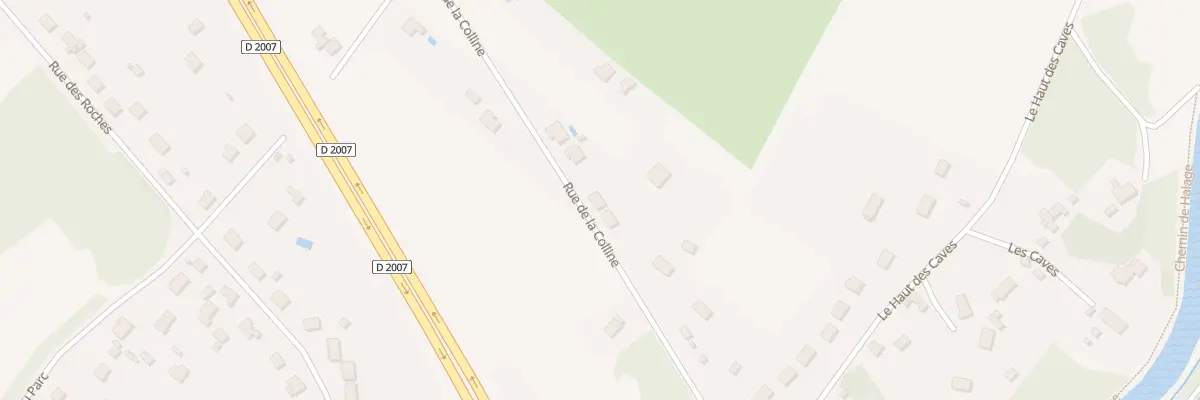 Plan du 236 Rue de la Colline à Ascoux