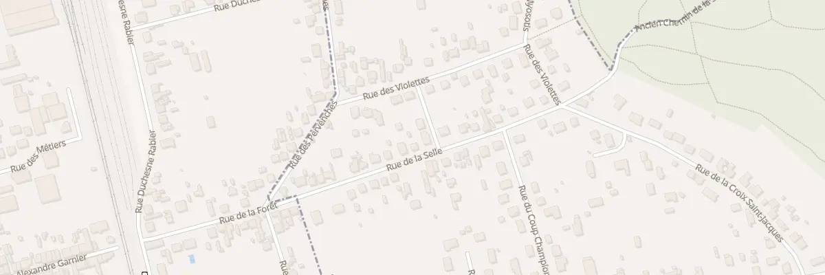 Plan du 153 Rue de la Selle à Amilly