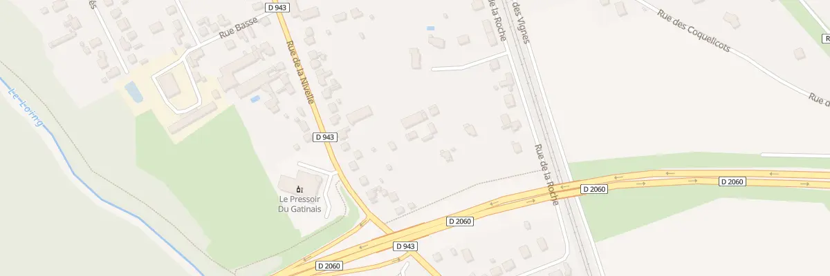 Plan du 645 Rue de la Nivelle à Amilly