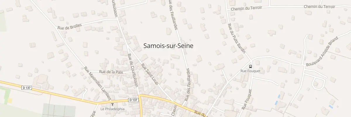 Plan du 19 Rue des Feuillardes à Samois-sur-Seine