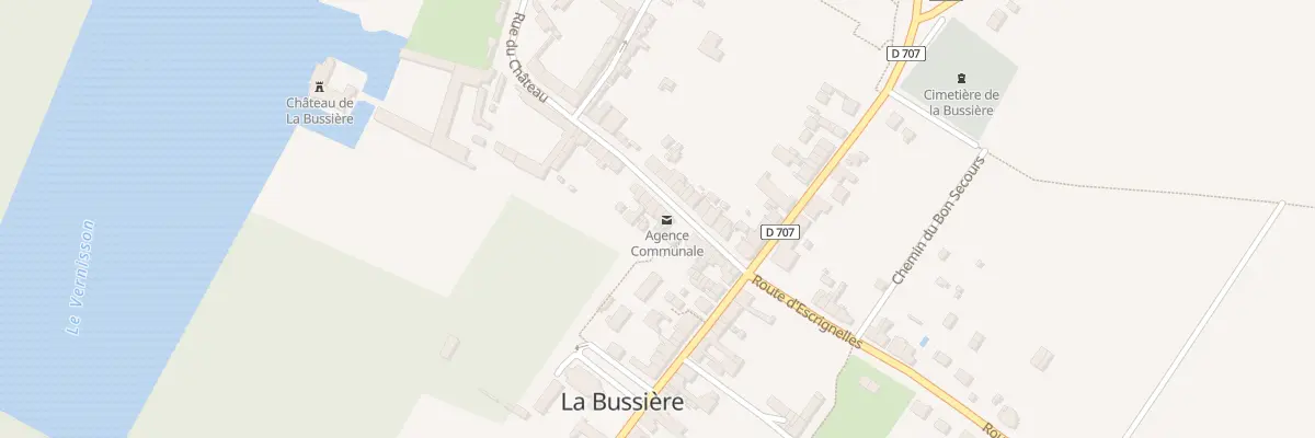 Plan du 13 Rue du Château à La Bussière