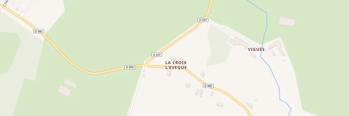 Plan du 5231 La Croix de l’Eveque à Argences en Aubrac